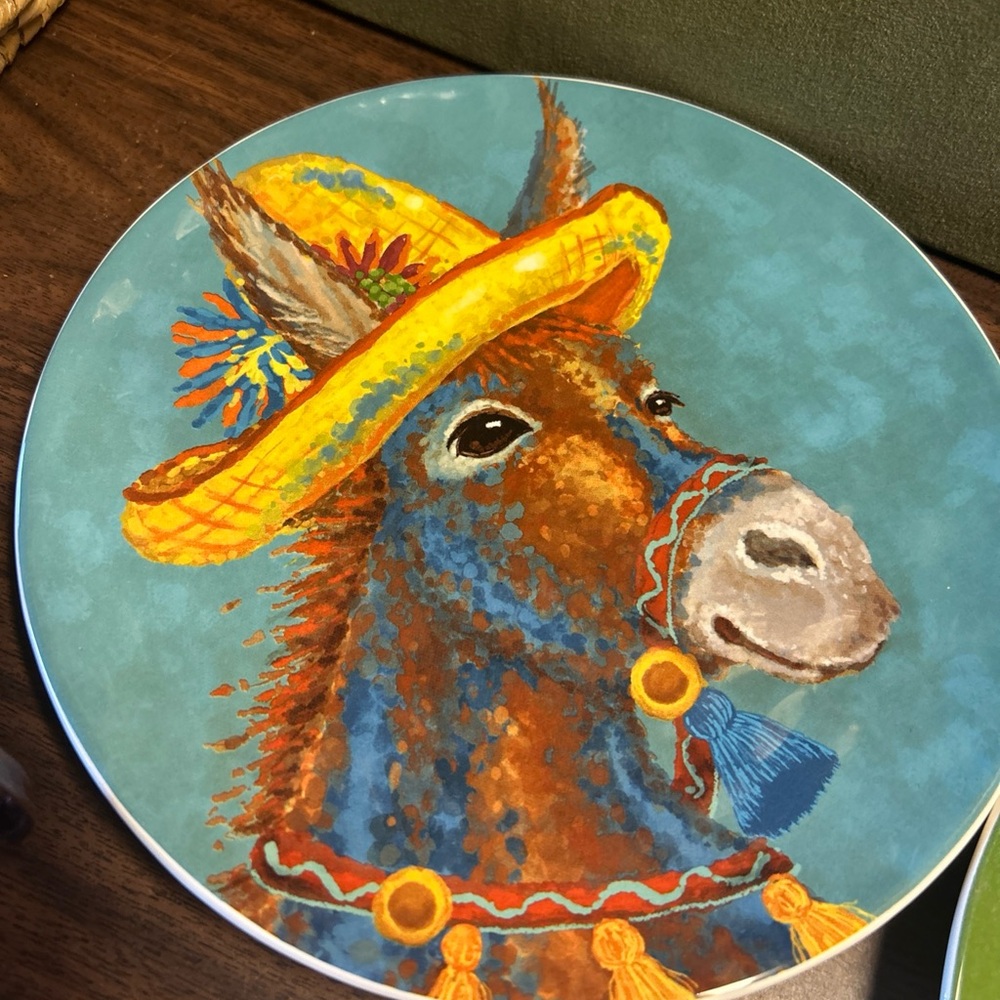 Pier 1 White Earthenware Plate - Picture 2 of 6